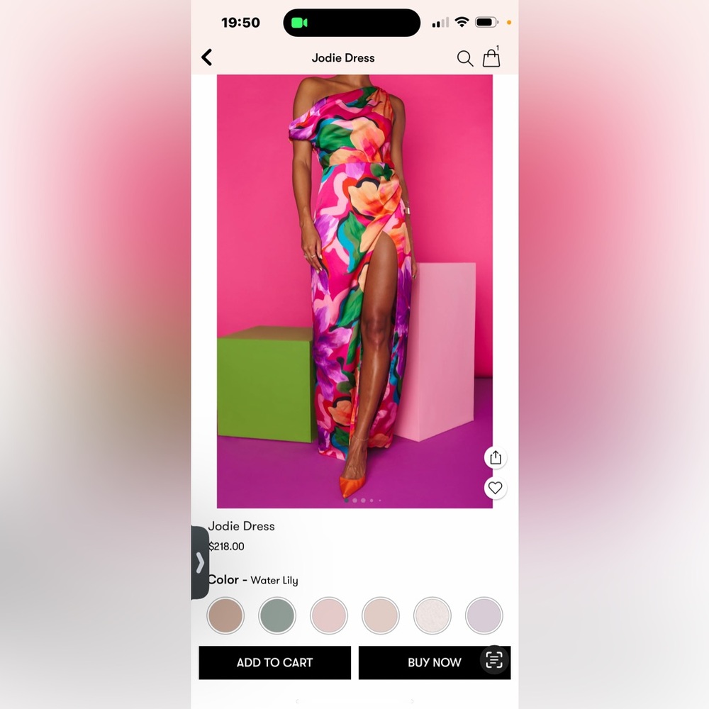 Jodie High Slit Dress